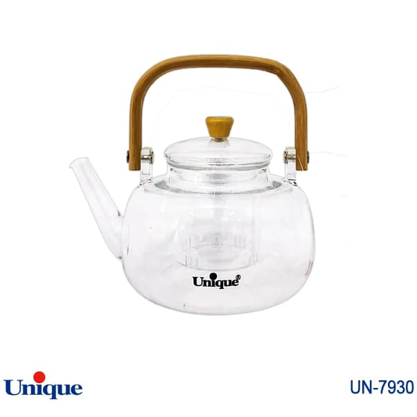 قوری پیرکس یونیک با دسته چوبی کد 7930 — تصویر ۲