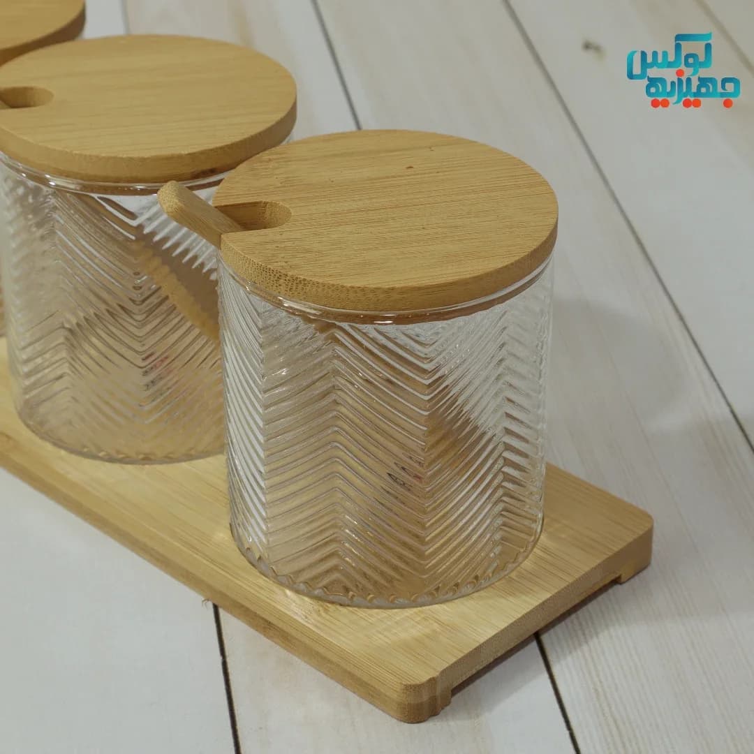 ست بانکه پیرکس 3 عددی گرد قاشق دار کد 0044 — تصویر ۴