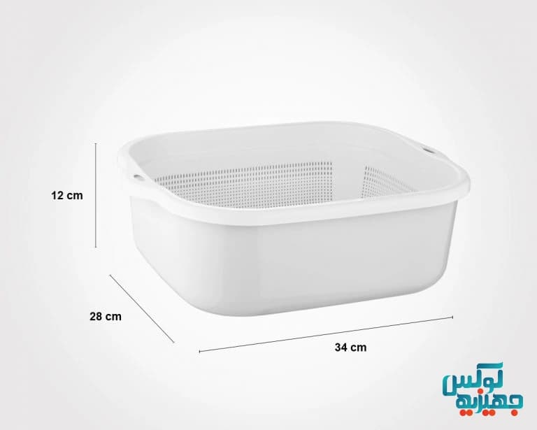 سرویس 6 پارچه آبکش و لگن نسیم لیمون کد 278 — تصویر ۱۲