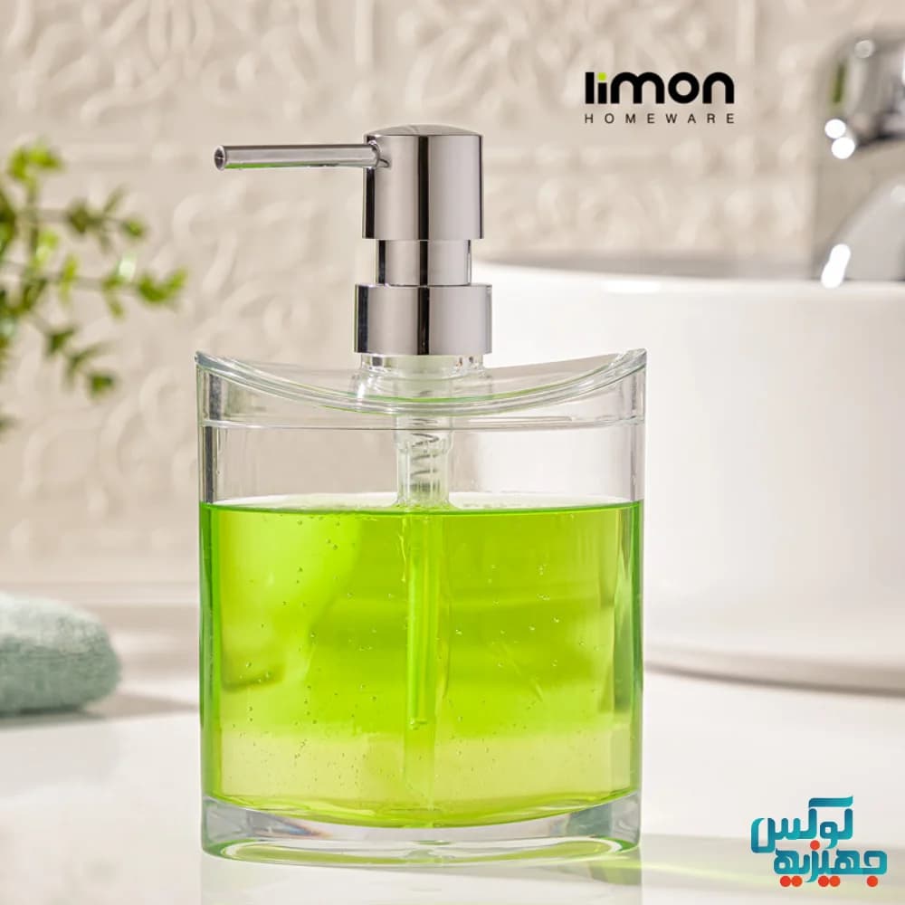 جامایعی بیضی اکرولیک شفاف لیمون کد 2329