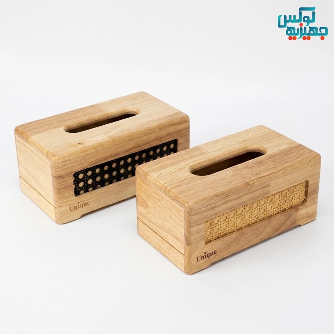 جا دستمالي چوبي تک يونيک کد 2926 — تصویر ۲