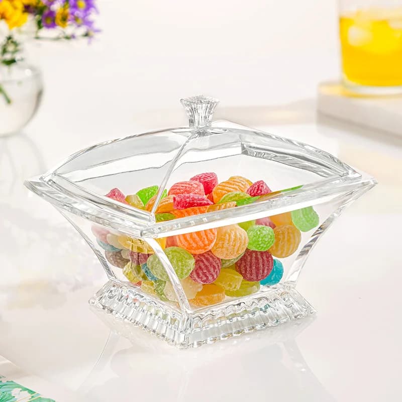 شکلات خوری چهارگوش اکرولیک لیمون کد2461 — تصویر ۴