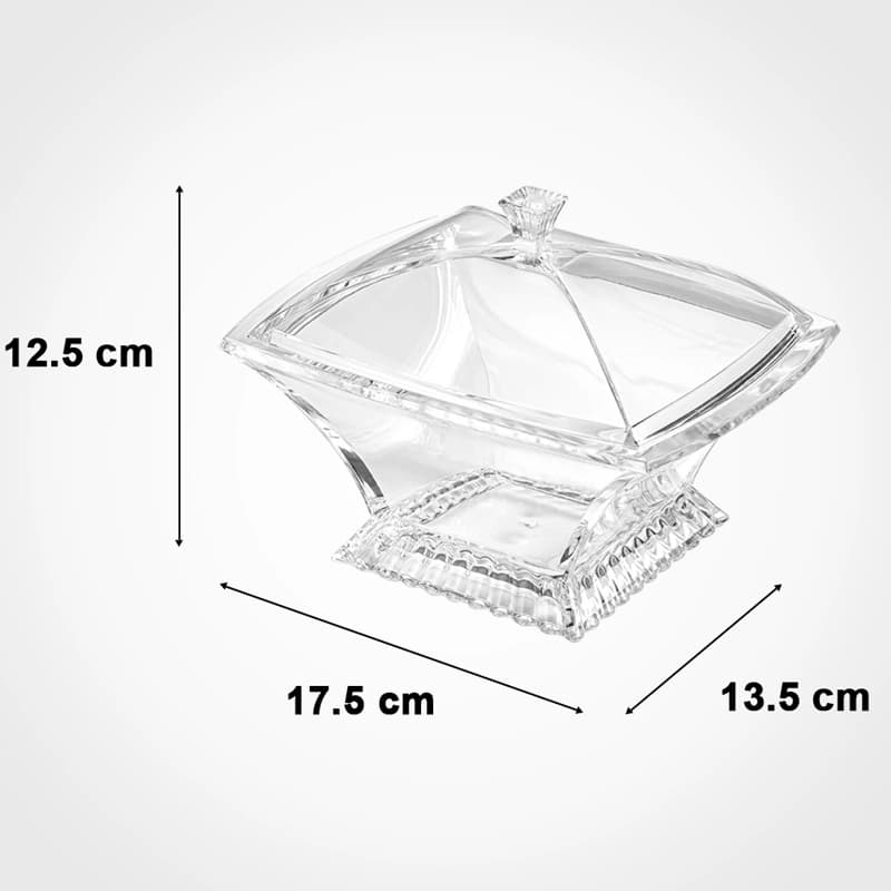 شکلات خوری چهارگوش اکرولیک لیمون کد2461 — تصویر ۶