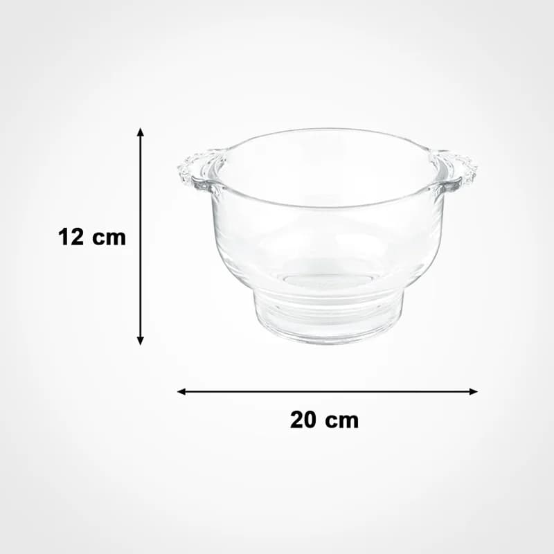 کاسه بزرگ شیشه ای لیمون کد 2450 — تصویر ۵