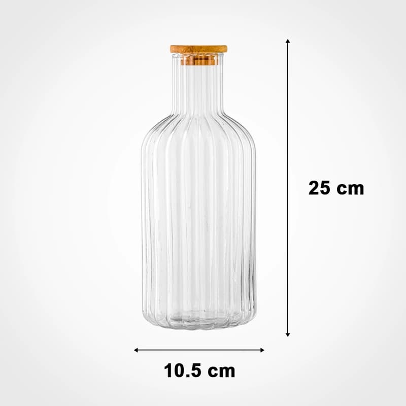 بطری 1.4 لیتر درب چوبی لیمون کد 2355 — تصویر ۲