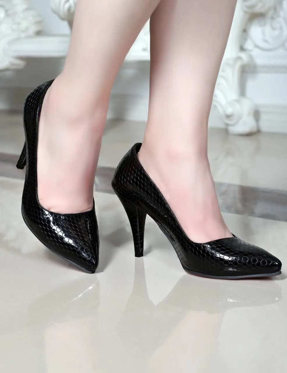 کفش مجلسی پاشنه بلند زنانه کد 6532