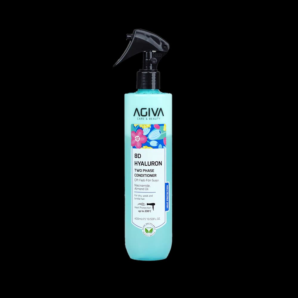 سرم دو فاز آبرسان آگیوا Agiva مدل 8D حاوی هیالورونیک اسید حجم 400 میل