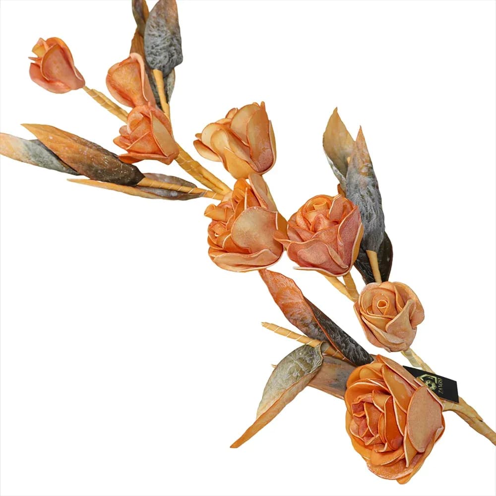 شاخه گل فومی رز 8 گل کد 8001 — تصویر ۴