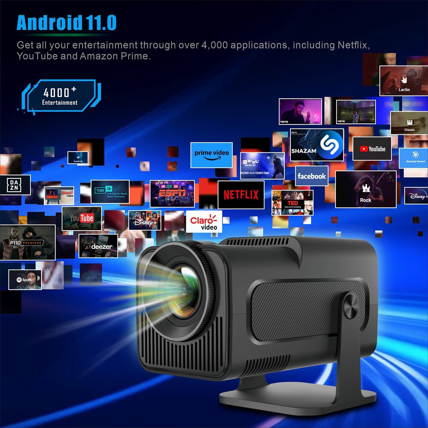 ویدیو پروژکتور HY320 Mini/NEW — تصویر ۳