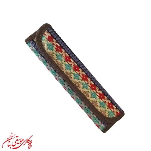 جعبه مضراب سنتور موسوی طرح جاجیم — تصویر ۳
