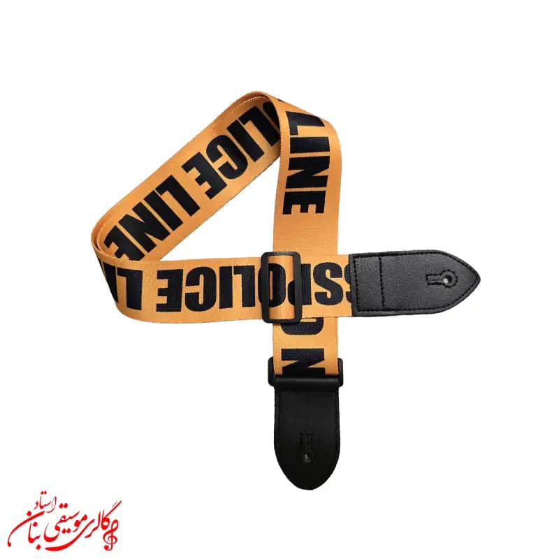 استرپ بند گیتار مدل Police Line Do Not Cross Guitar Strap