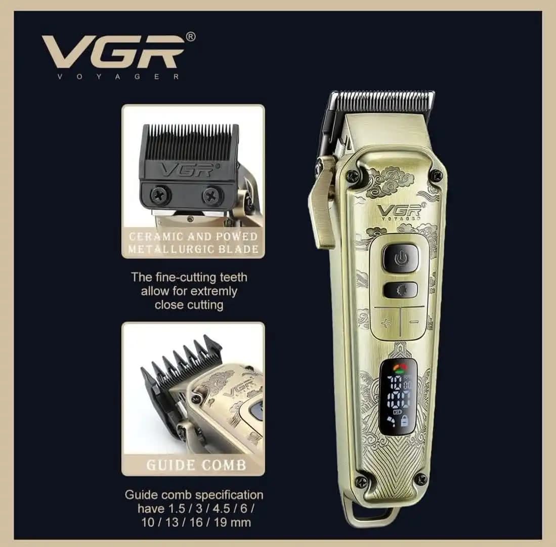 ست ماشین اصلاح سه کاره وی جی آر VGR مدل V-642 ا — تصویر ۱۰