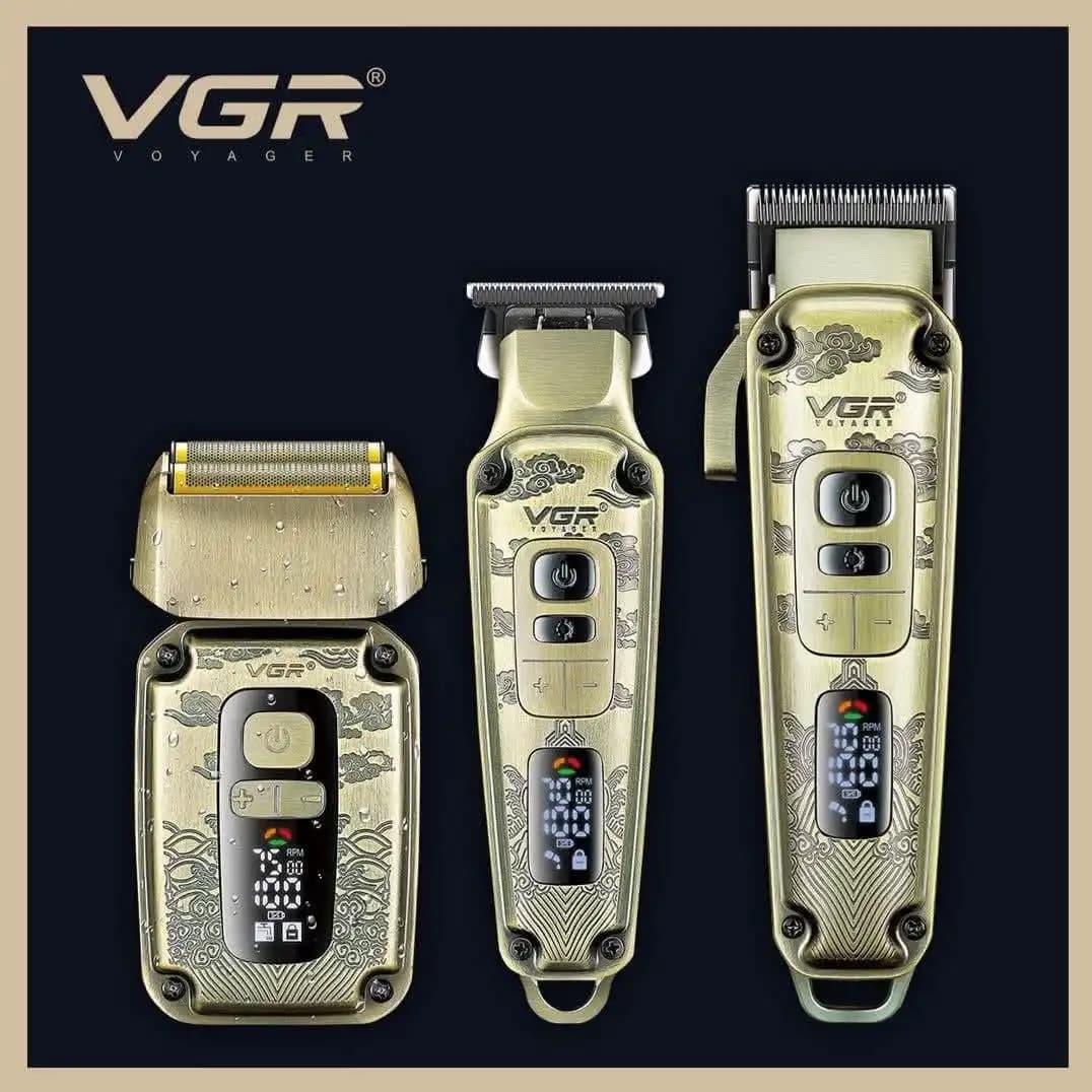 ست ماشین اصلاح سه کاره وی جی آر VGR مدل V-642 ا — تصویر ۸