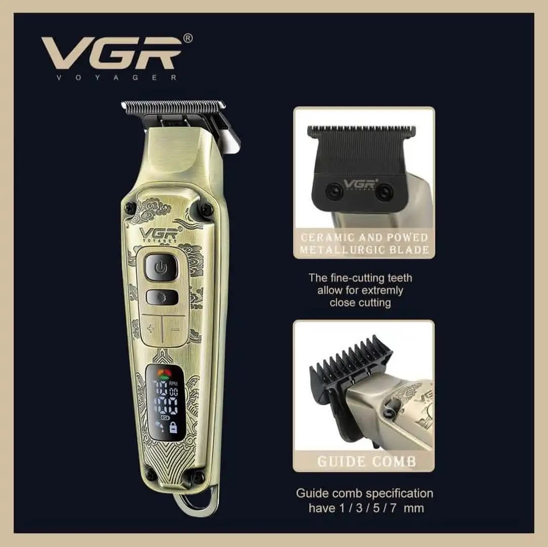 ست ماشین اصلاح سه کاره وی جی آر VGR مدل V-642 ا — تصویر ۹