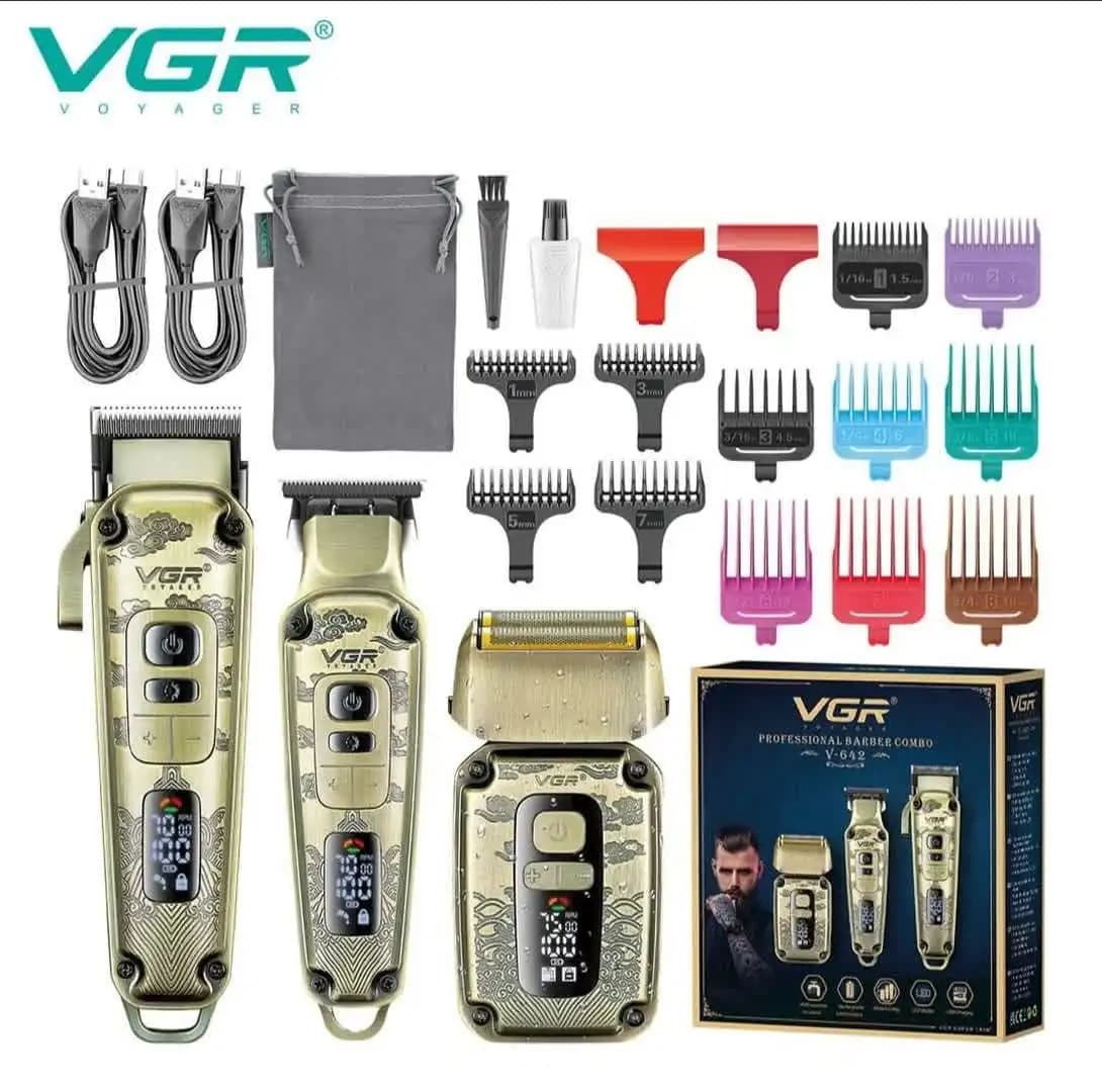 ست ماشین اصلاح سه کاره وی جی آر VGR مدل V-642 ا — تصویر ۷