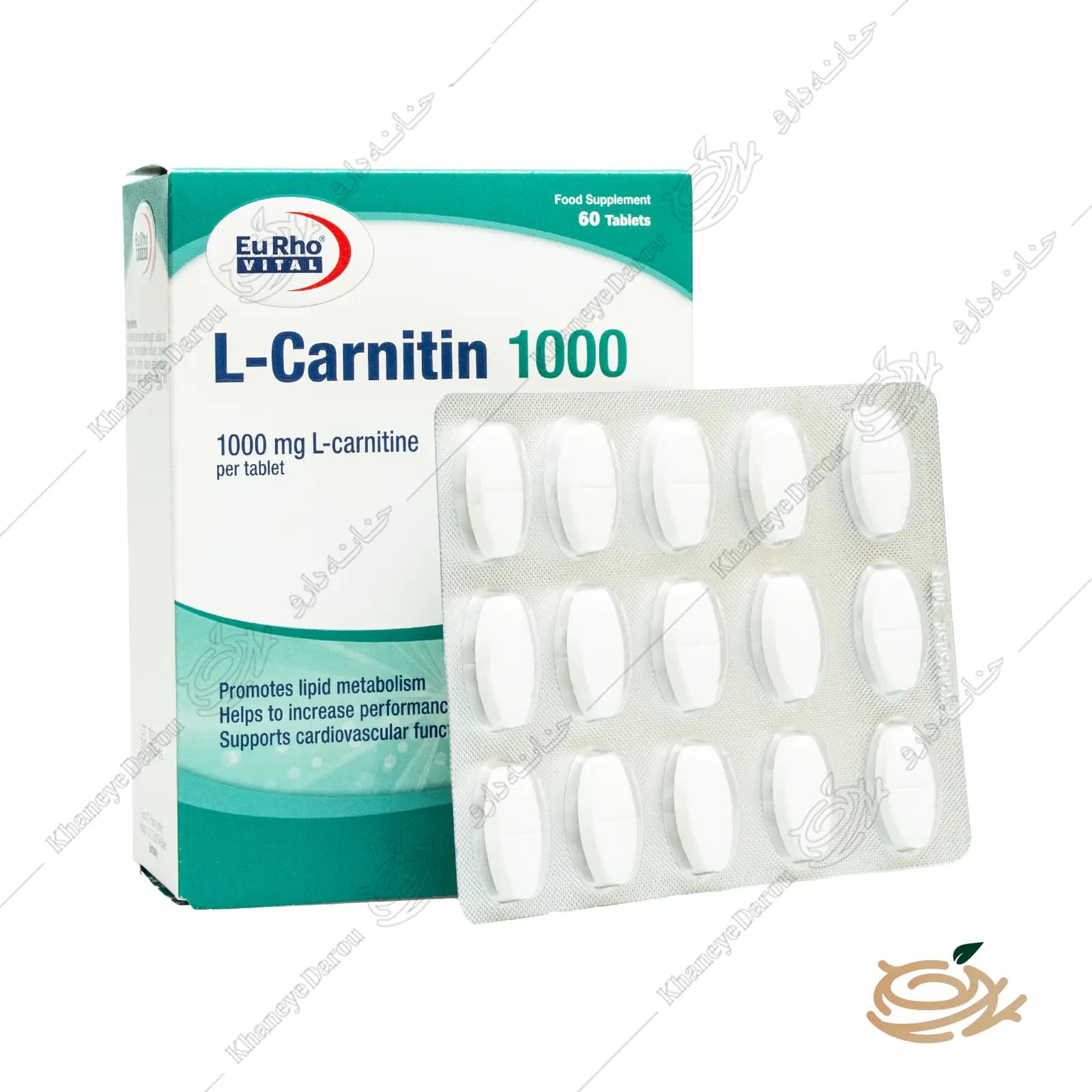قرص ال کارنیتین 1000 میلی گرم یوروویتال — تصویر ۳