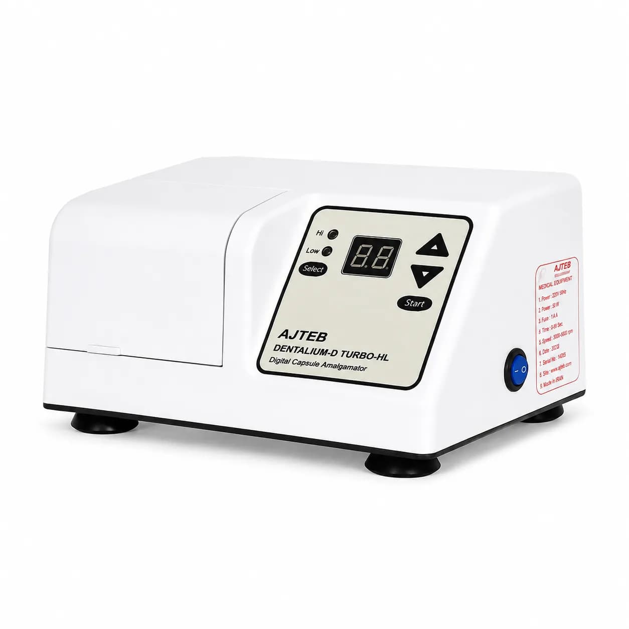 آمالگاماتور کپسولی دیجیتال عاج طب Ajteb مدل Dentalium-D TURBO-HL