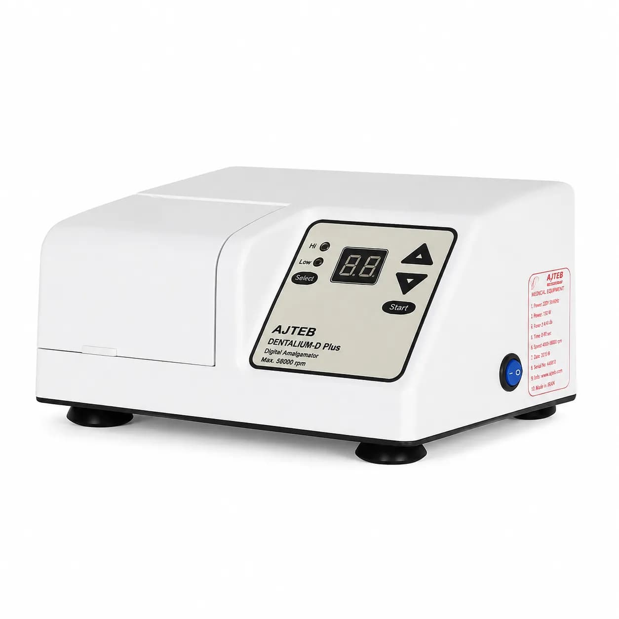 آمالگاماتور کپسولی دیجیتال عاج طب Ajteb مدل Dentalium-D Plus — تصویر ۳