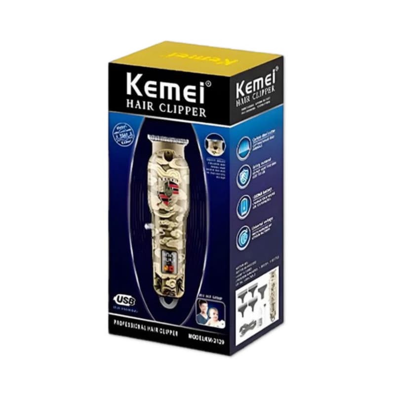 ماشین اصلاح موی سر و صورت کیمی مدل KM-2129 — تصویر ۴