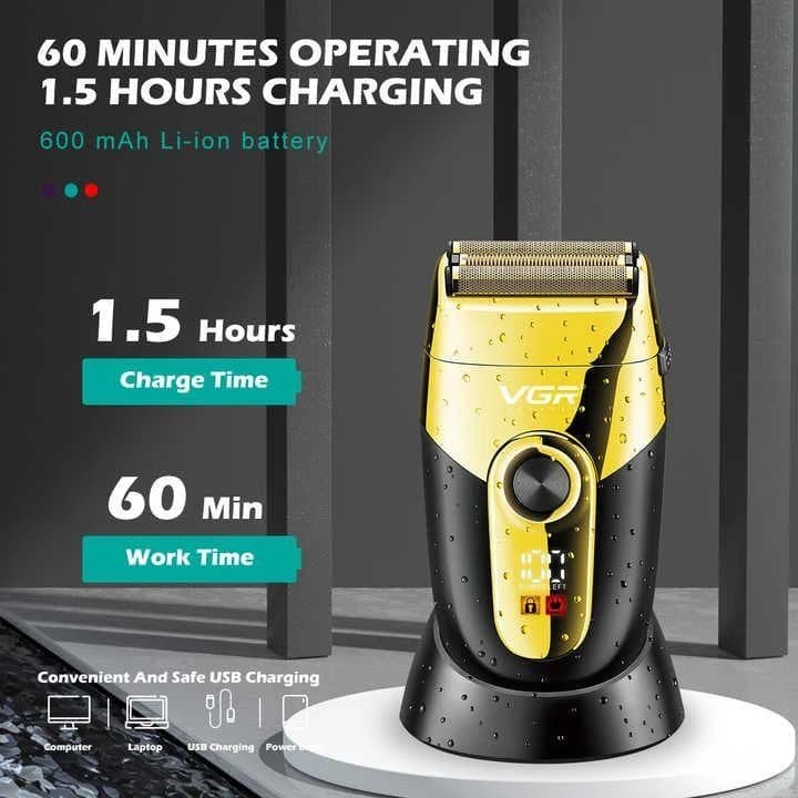ماشین اصلاح موی صورت وی جی ار مدل V-383 — تصویر ۷