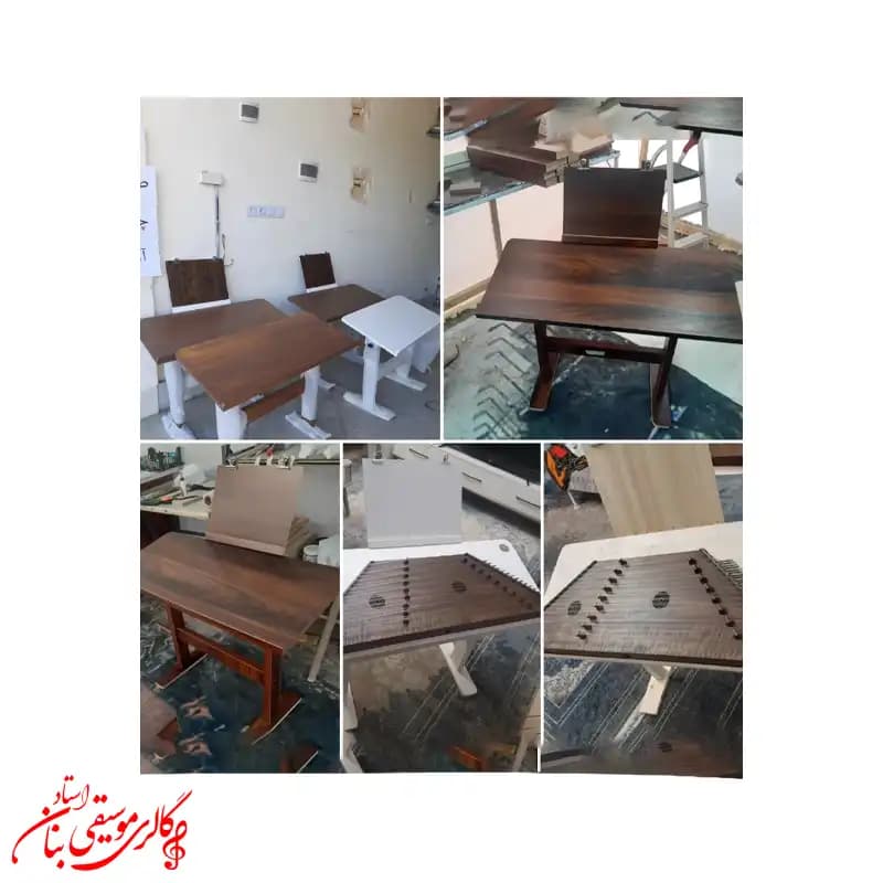 میز سنتور MDF | میز استاندارد نوازندگی سنتور — تصویر ۳