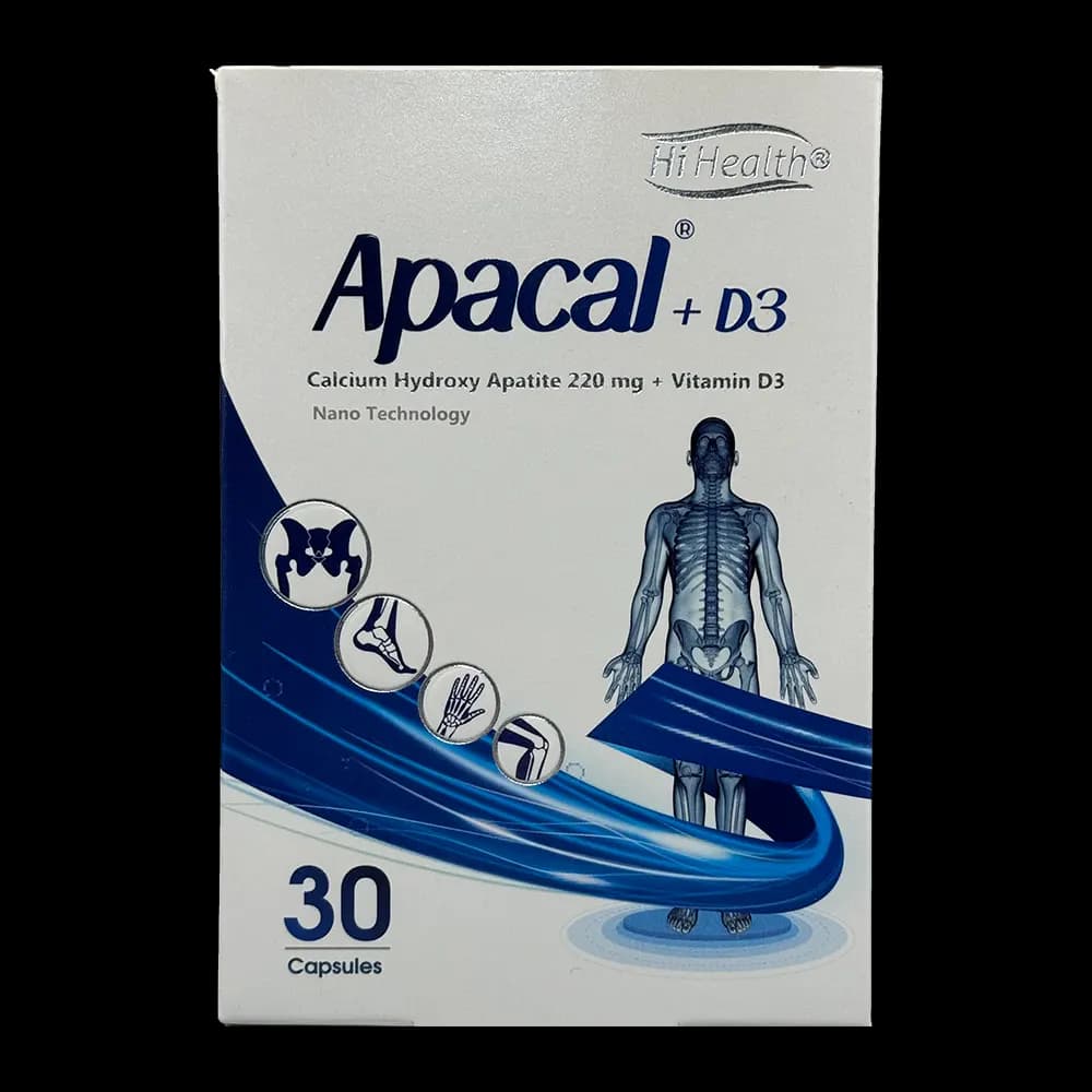 آپاکل و ویتامین د3 های هلث