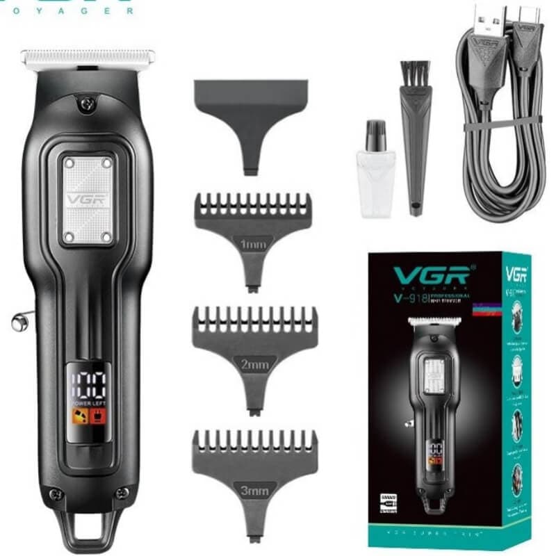 ماشین اصلاح و خط‌زن حرفه‌ای وی‌جی‌آر (VGR مدل V-918) — تصویر ۳
