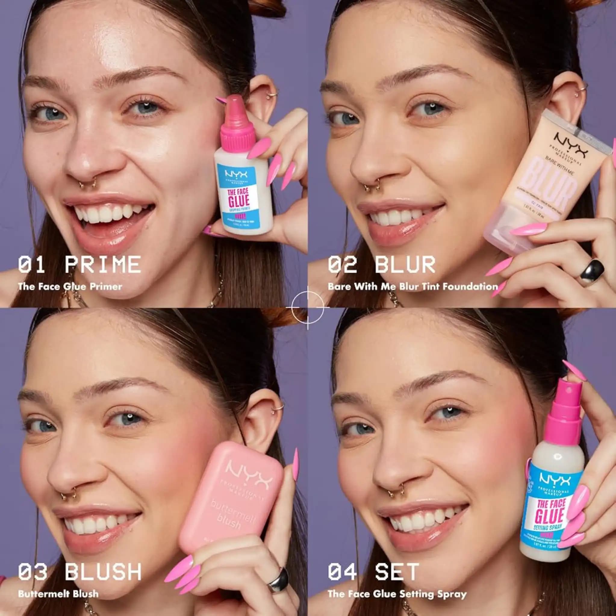 اسپری فیکس نیکس مدل The Face Glue — تصویر ۴