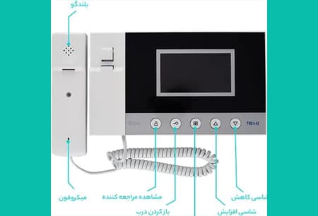 آیفون تصویری M TDV 5-43 با نمایشگر 4.3 اینچ — تصویر ۵