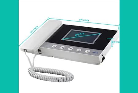 آیفون تصویری M TDV 5-43 با نمایشگر 4.3 اینچ — تصویر ۴