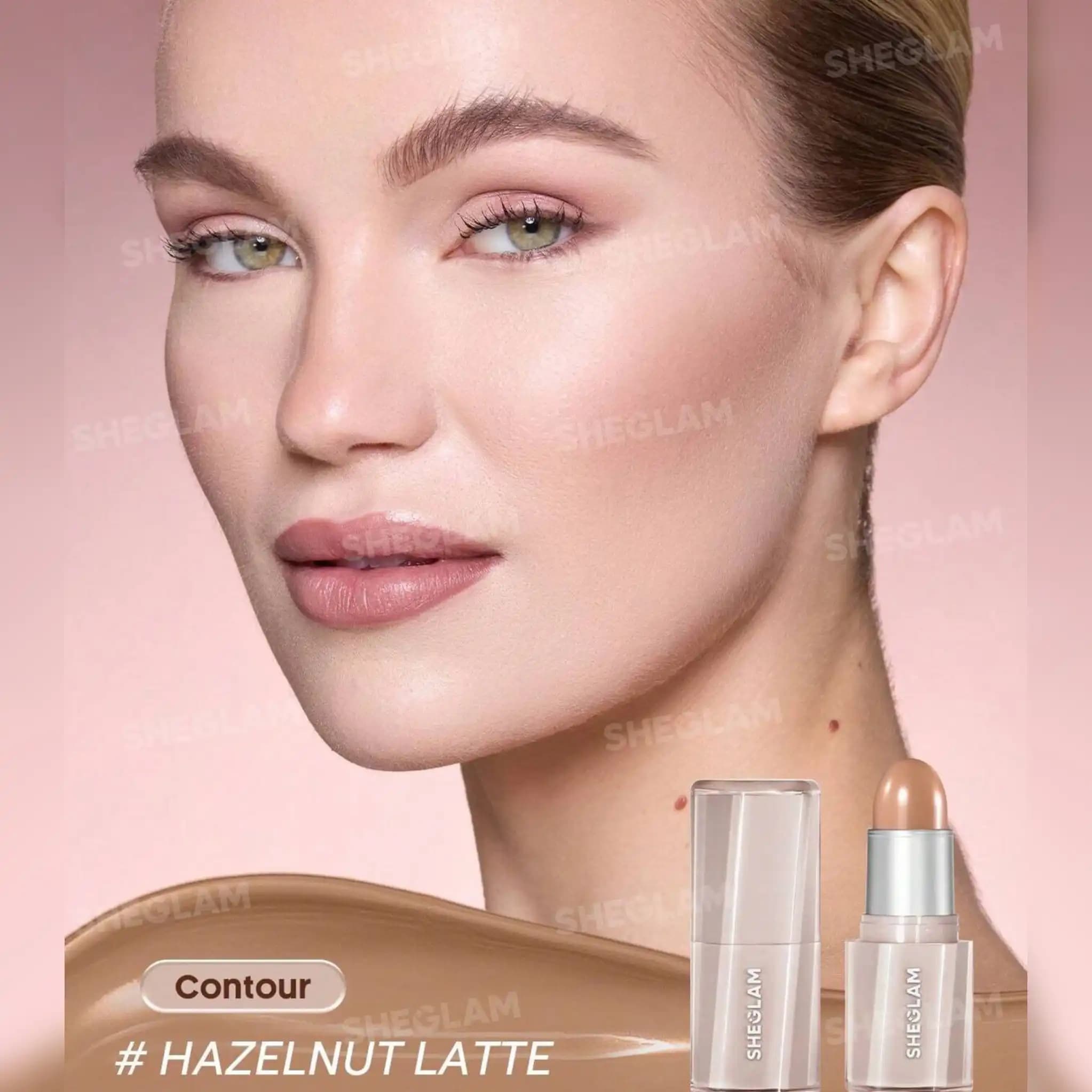 برنزر کانتور استیکی شیگلم رنگ Hazelnut Latte — تصویر ۲