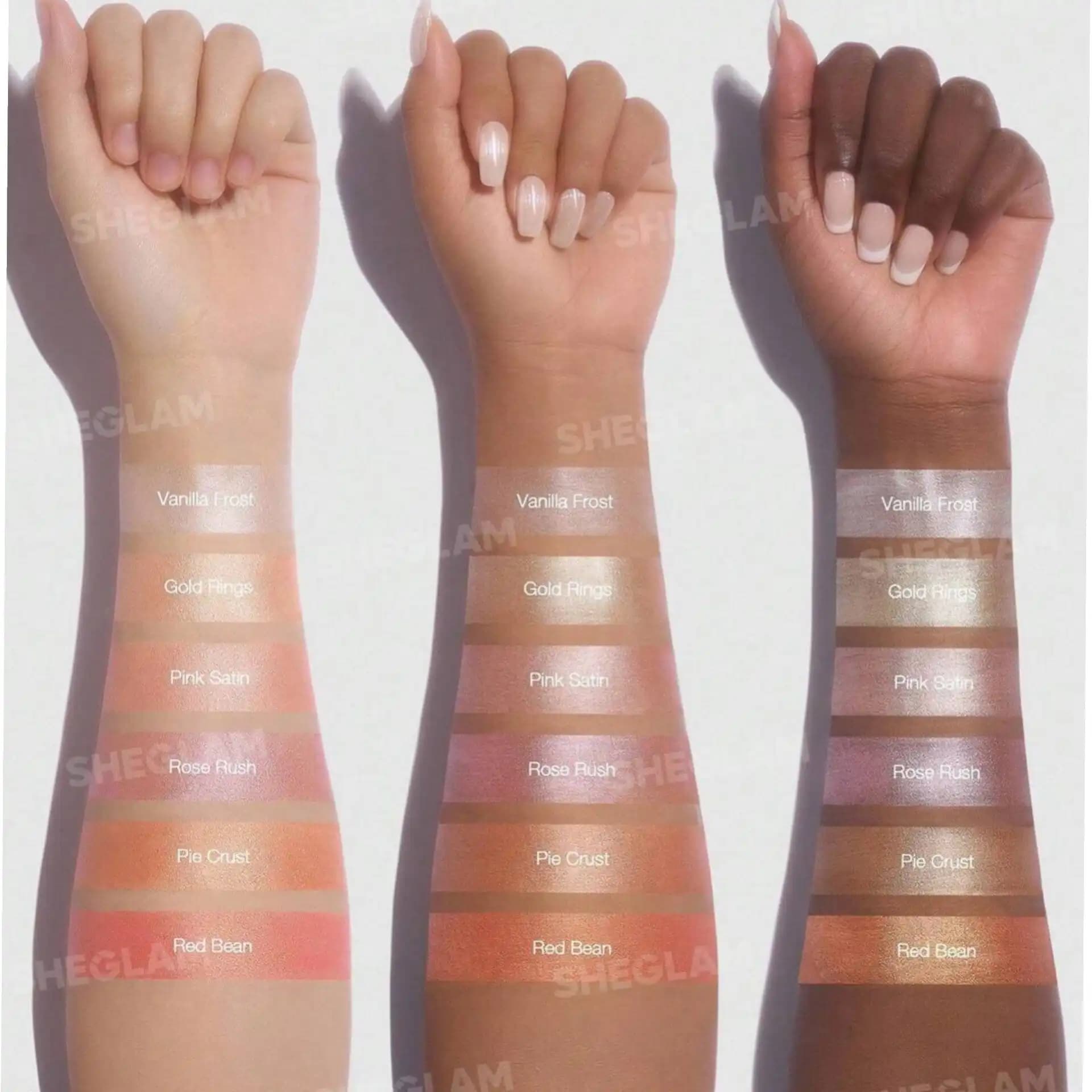 هایلایتر استیکی شیگلم رنگ Pink Satin — تصویر ۴
