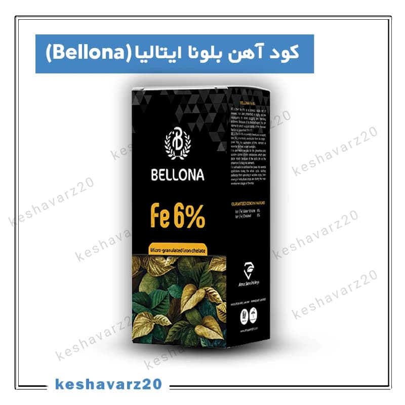 کود آهن 6% بلونا (Bellona) وزن 1 کیلوگرم — تصویر ۲