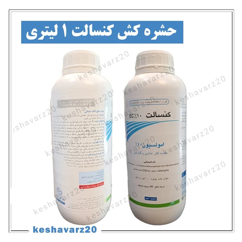 سم حشره کش کنسالت سازگان شیمی 1 لیتری