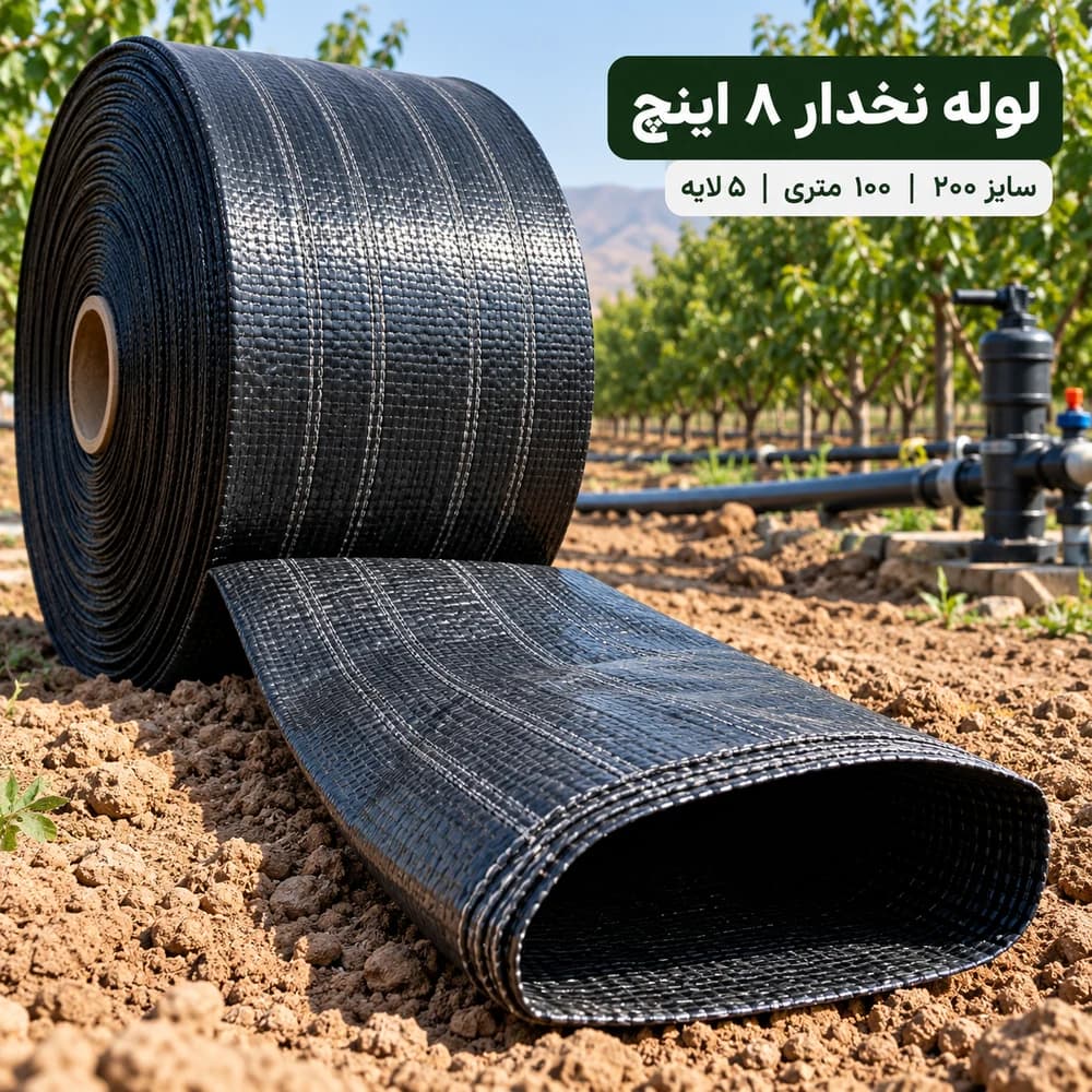 لوله نخدار ۸ اینچ آسایش آذربایجان ۵ لایه ۱۰۰ متری — تصویر ۱۰