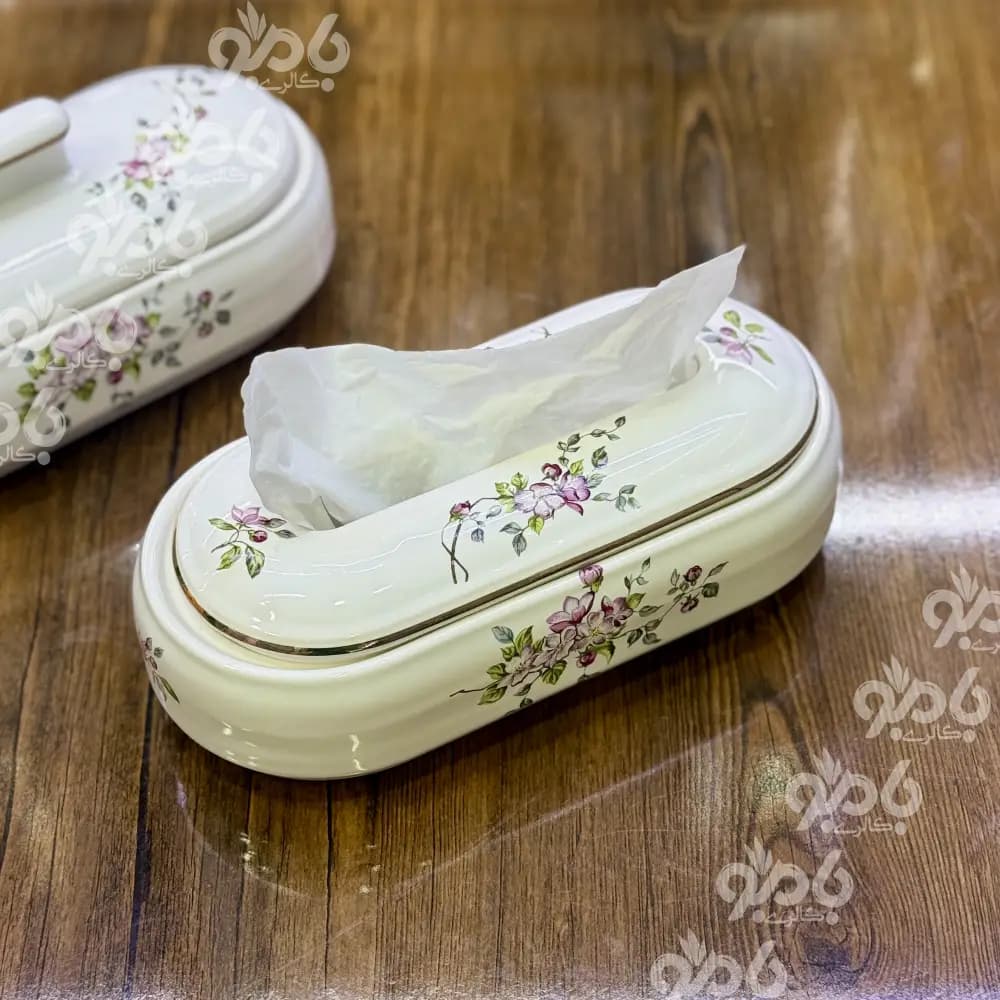 جادستمال سرامیکی شکوفه صورتی کد1
