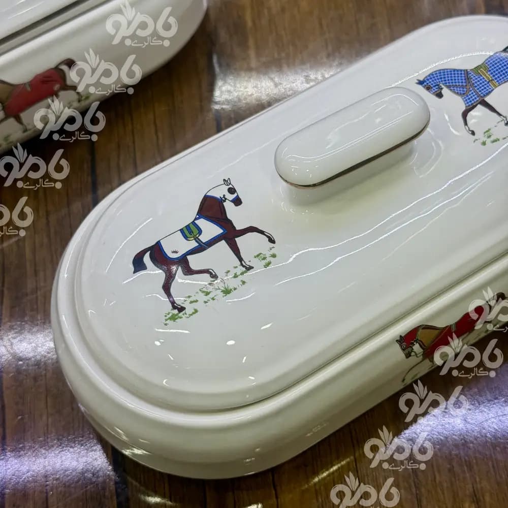 جاکاردی سرامیکی اسب هرمس کد16 — تصویر ۶