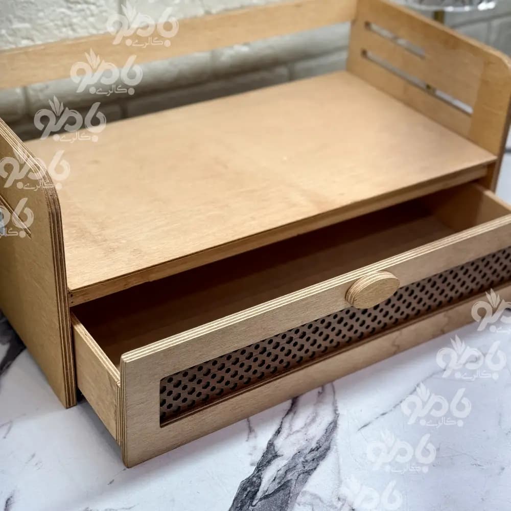 استند چوبی اطلس کوتاه بدون آویز — تصویر ۳