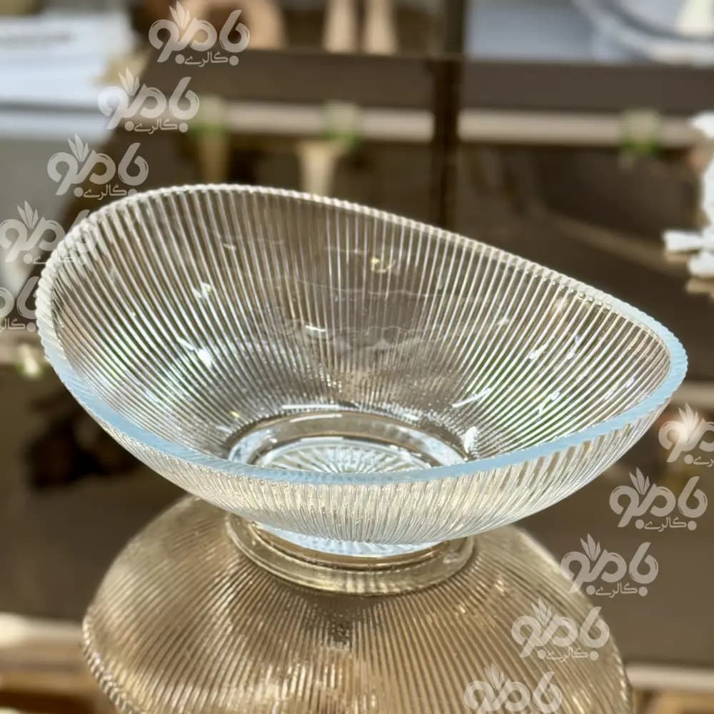 ظرف شیشه ای کاسه،میوه خوری،کشکول پریمو — تصویر ۴