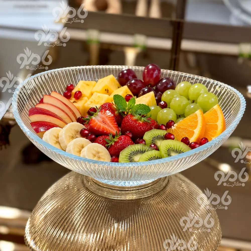 ظرف شیشه ای کاسه،میوه خوری،کشکول پریمو — تصویر ۵