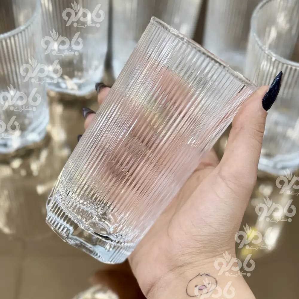 لیوان شیشه ای بلند کیهان کد1168 — تصویر ۴