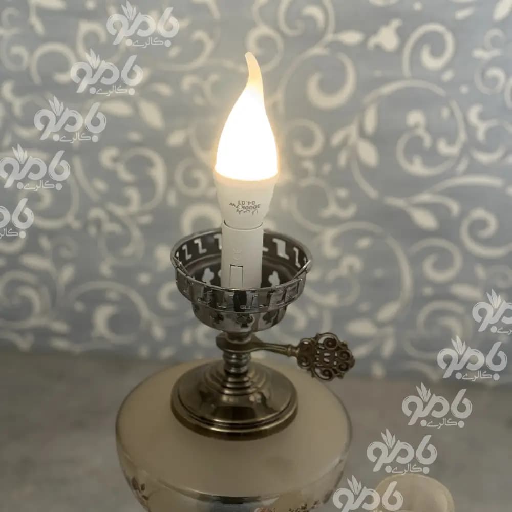 آباژور رومیزی گردسوز مات گلریز — تصویر ۱۰