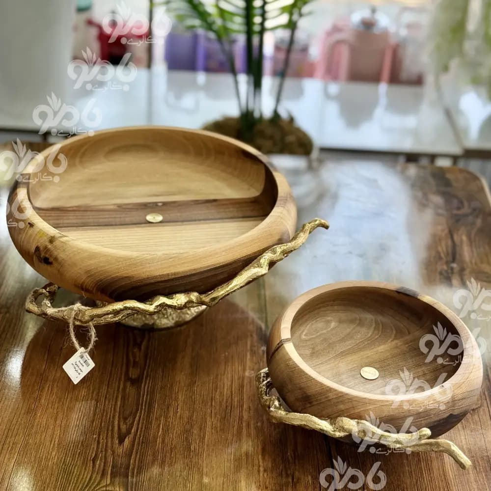 سرویس پذیرایی4تکه درختی طلایی کد750.33 — تصویر ۷