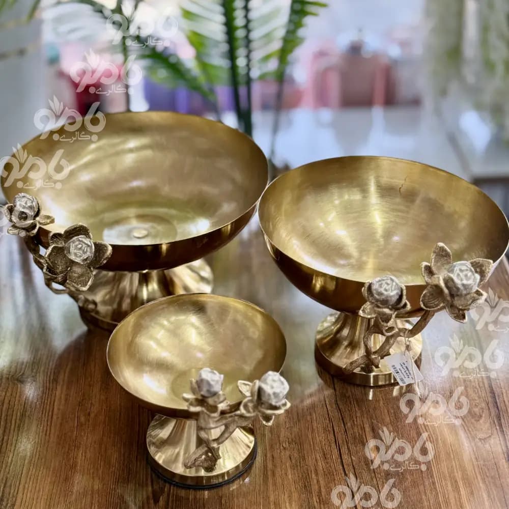 سرویس پذیرایی 5تکه نیلوفر طلایی کد750.32 — تصویر ۲