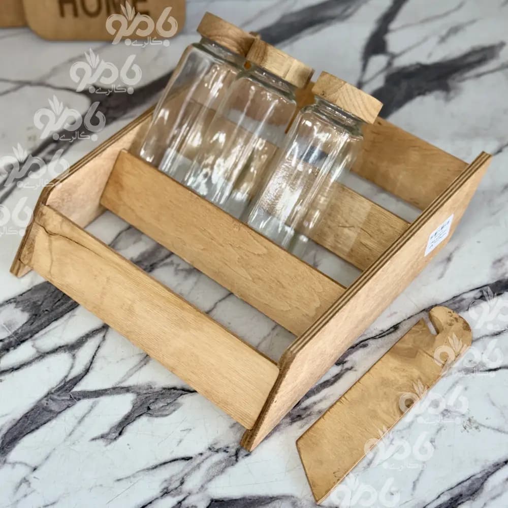 استند مکارتی پایه دار 12عددی 30*24 پلای وود — تصویر ۲
