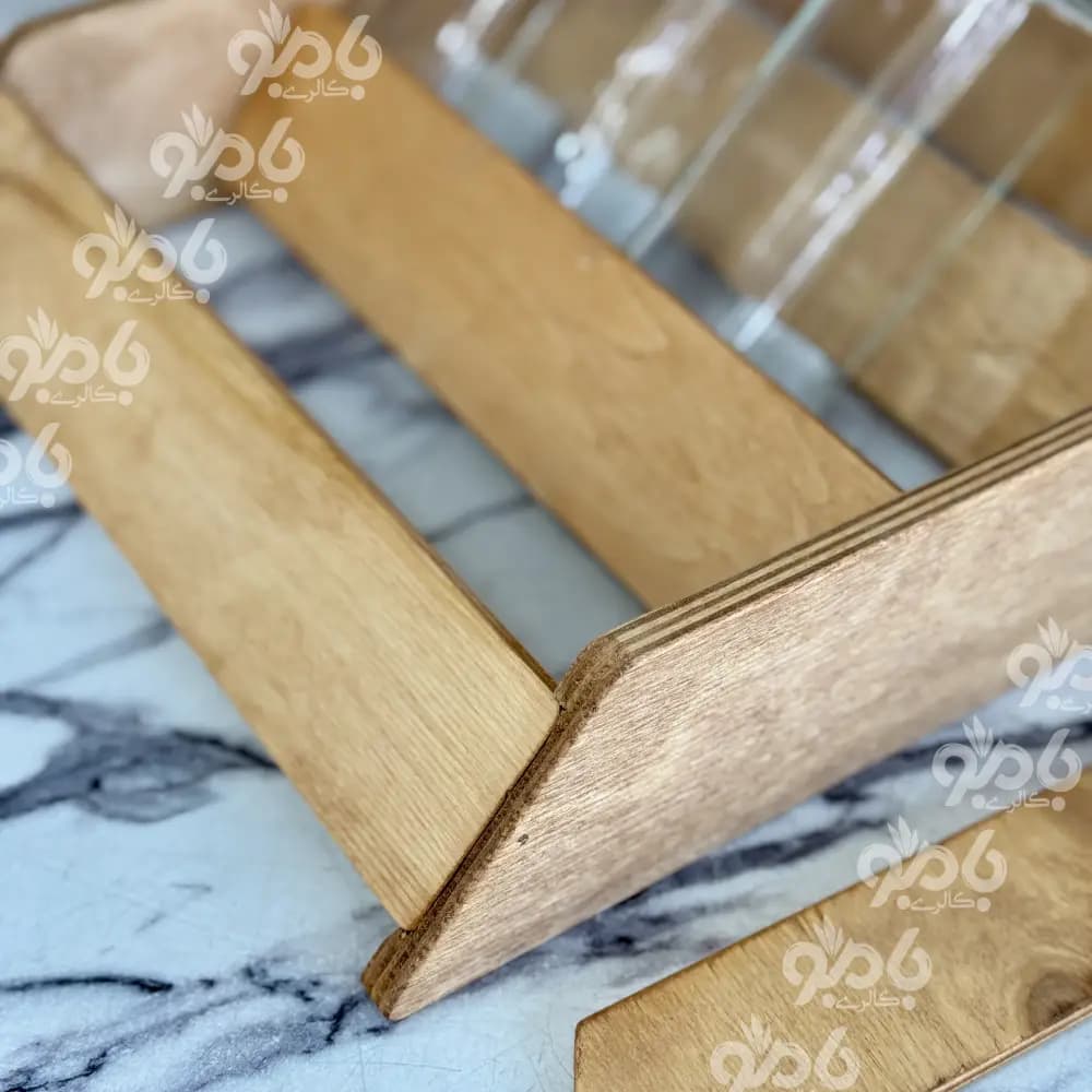 استند مکارتی پایه دار 12عددی 30*24 پلای وود — تصویر ۴