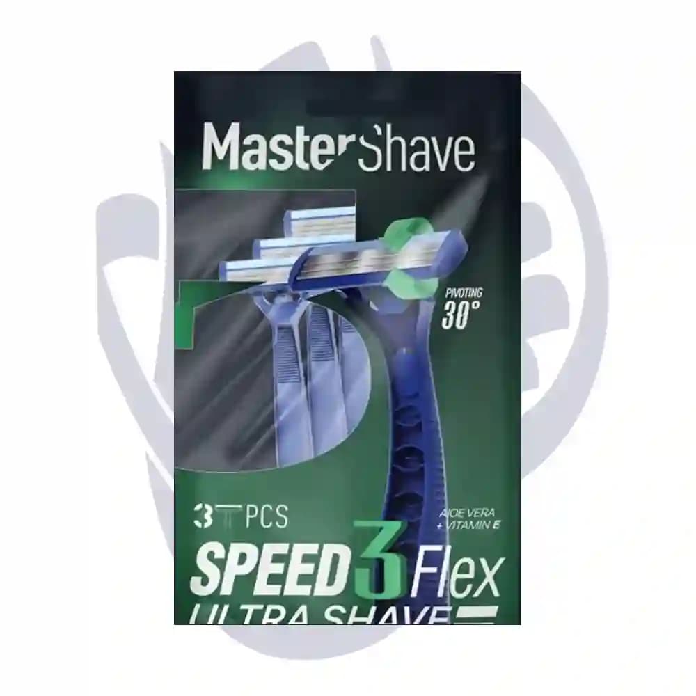 تیغ خودتراش سه لبه اسپید 3 فلکس مستر شیو مردانه کد 8116 MASTER SHAVE