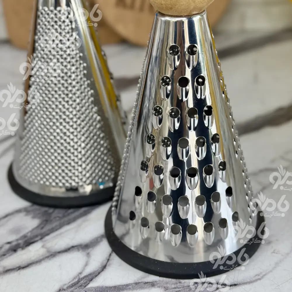 رنده مخروطی دسته چوبی شنگیا بزرگ — تصویر ۶