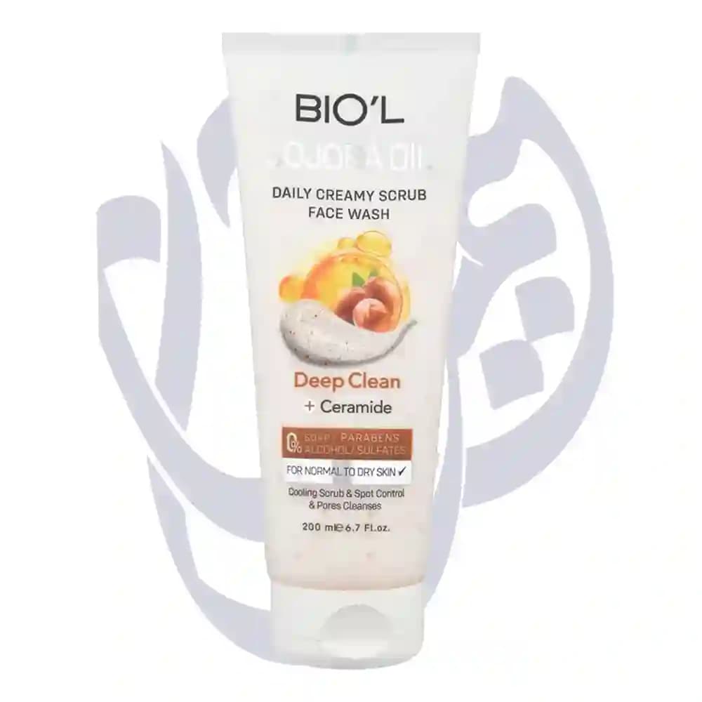 ژل شست‌وشوی صورت بیول مدل jojoba و سرامید مناسب برای پوست خشک حجم 200 میلی لیتر تیوپی