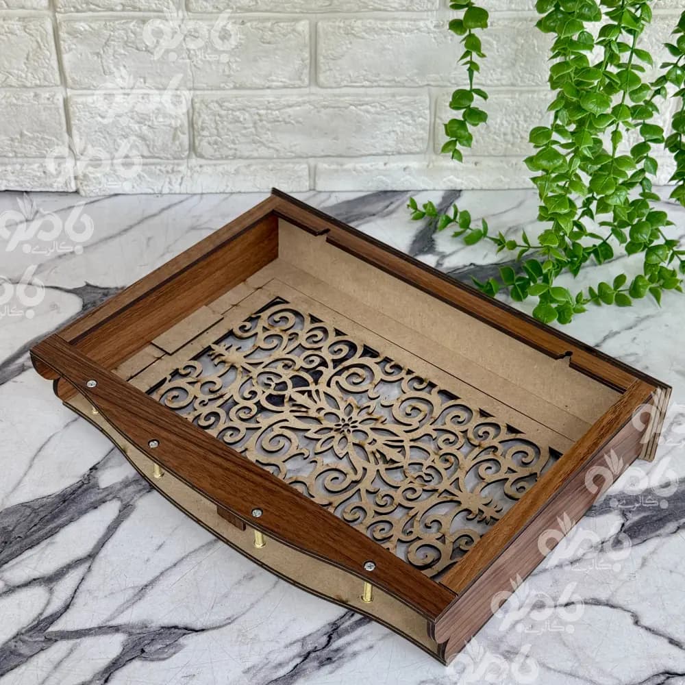 باکس 3میل چوبی کاور جعبه فیوز طرحدار — تصویر ۳
